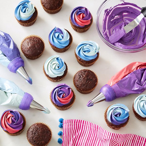 Set 8 Ugelli In Acciaio Inox Per Decorazione Torte - Bocchette Per Panna, Pasta Di Zucchero E Biscotti - Foto 10